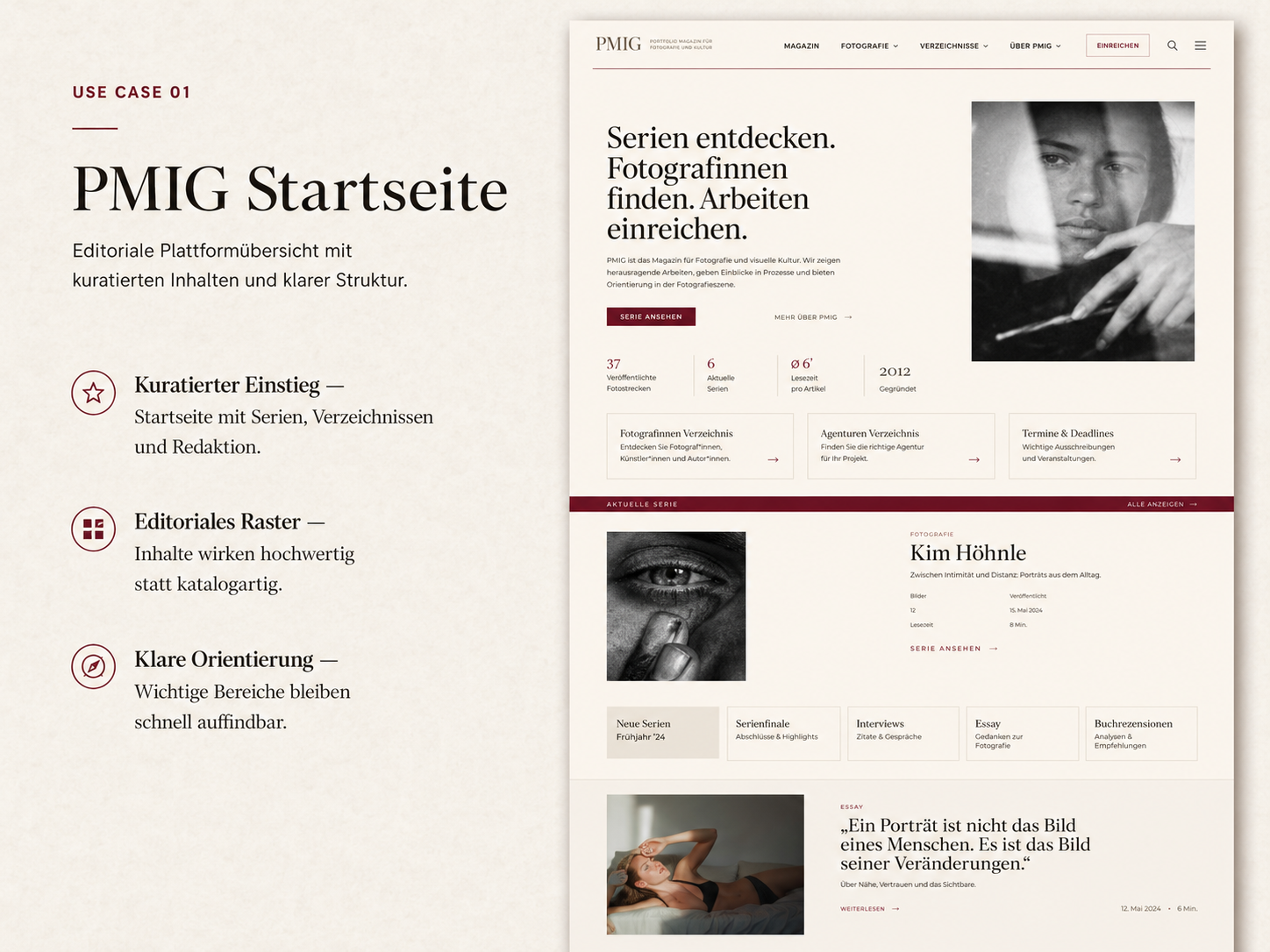 PMIG Plattformaufbau